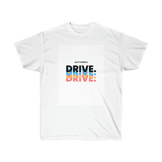 Drive White Tee