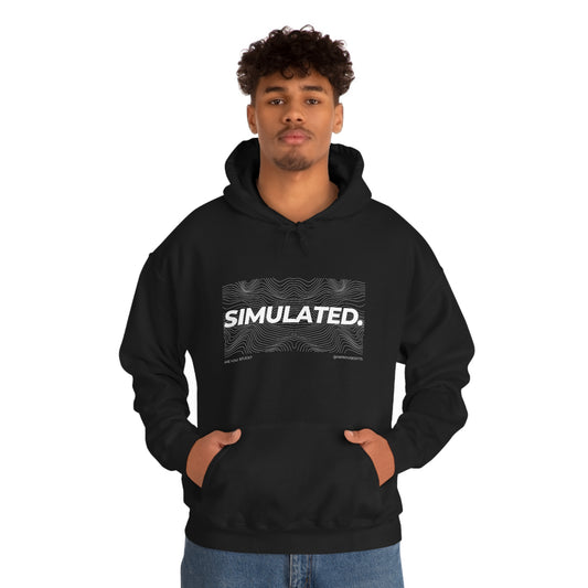 Simulated Hooded Sweatshirt